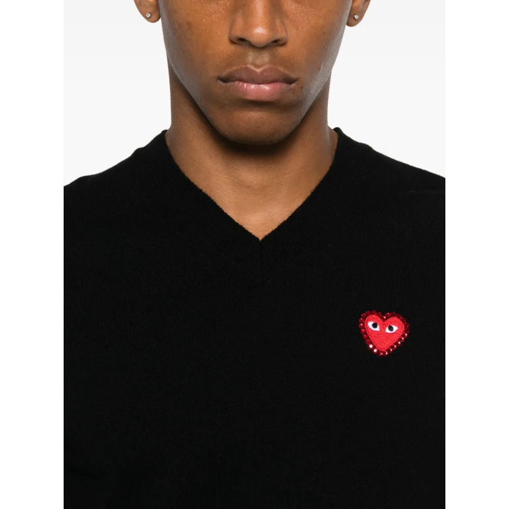 Pull 'Emblem Rhinestone-Heart'