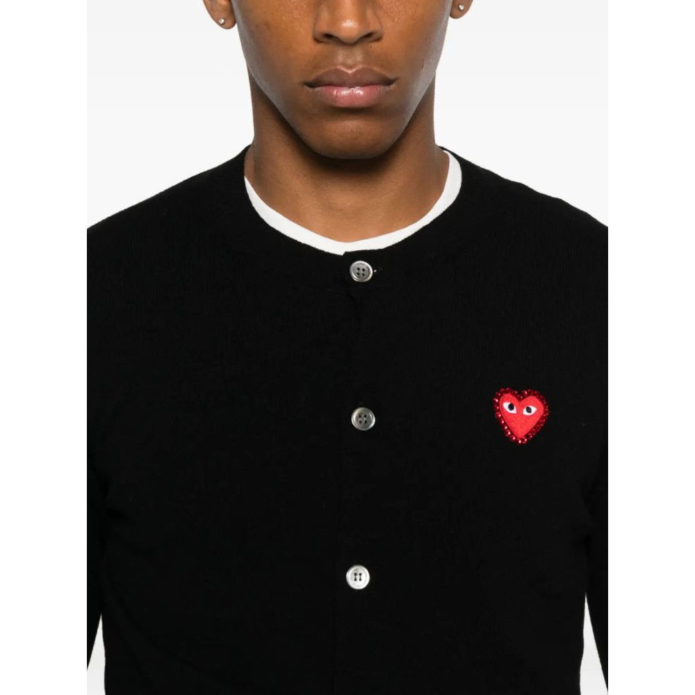 'Heart-Logo' Cardigan