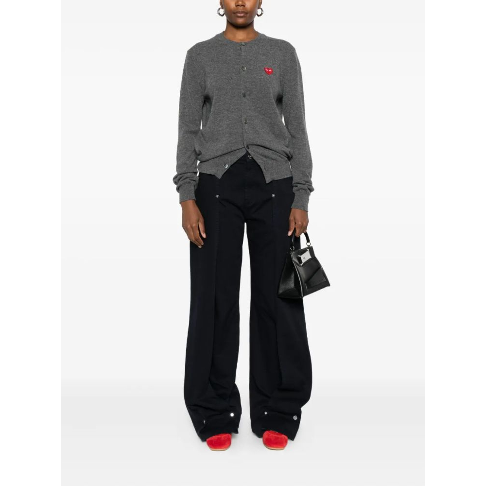 'Logo Heart-Emblem' Cardigan