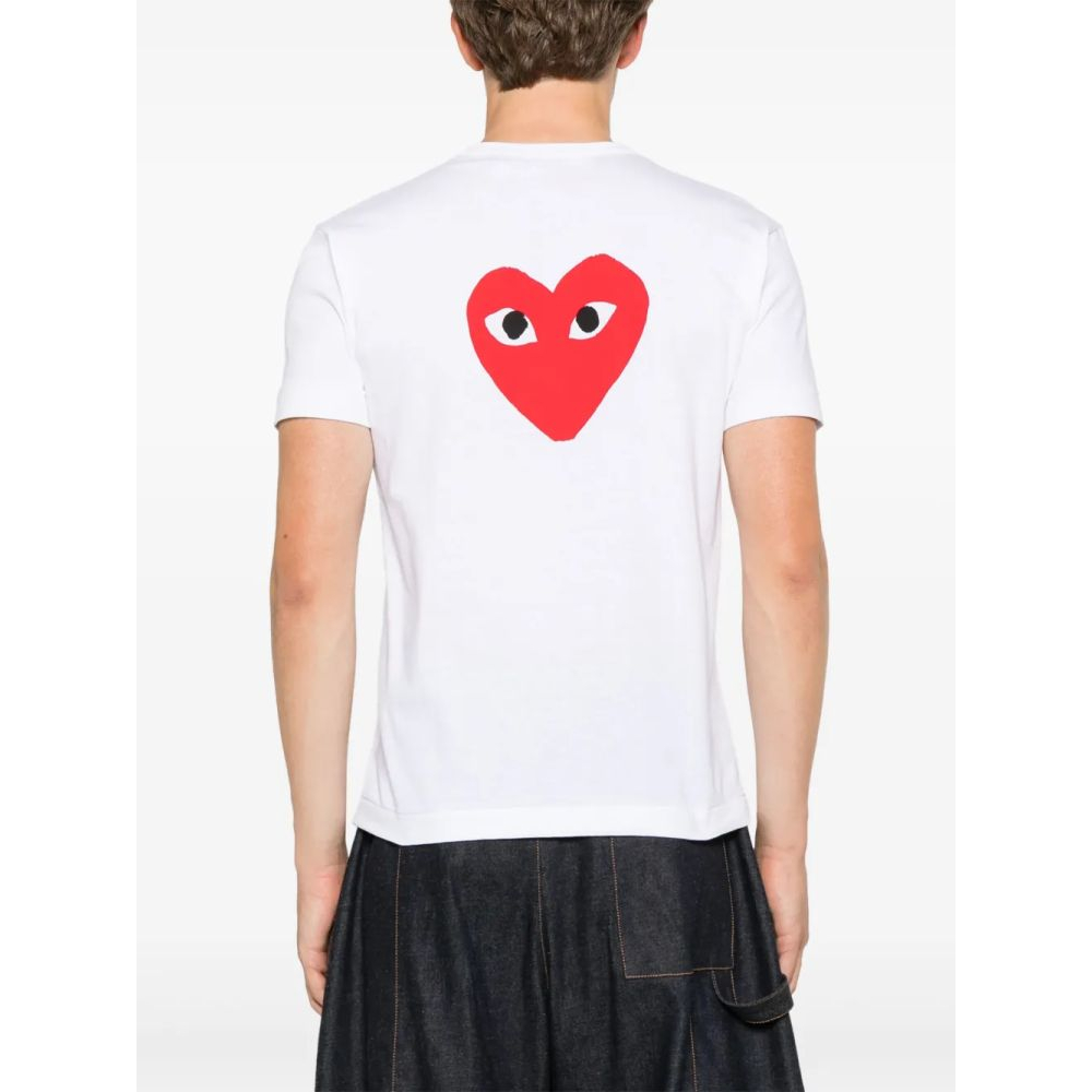 'Heart-Print' T-Shirt
