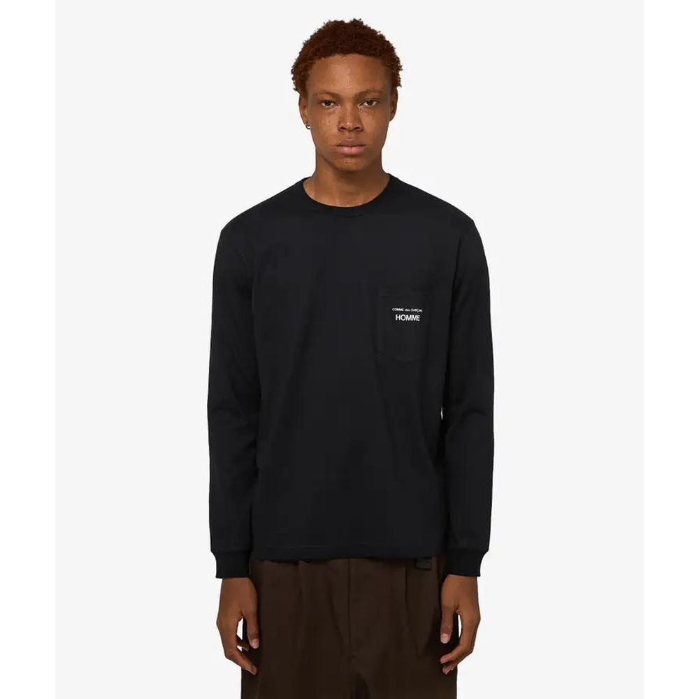 T-Shirt manches longues 'Garment Print' pour Hommes