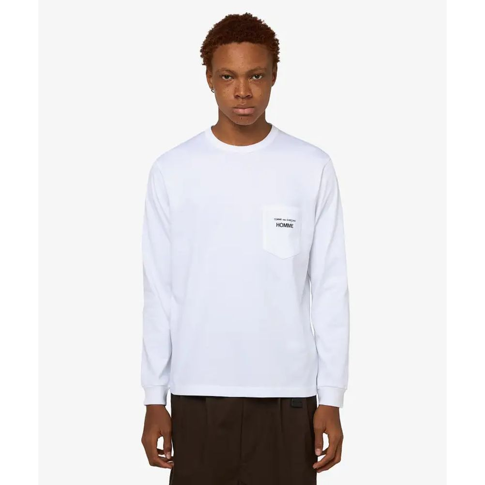 T-Shirt manches longues 'Garment Print' pour Hommes