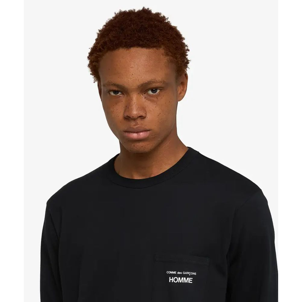 T-Shirt manches longues 'Garment Print' pour Hommes