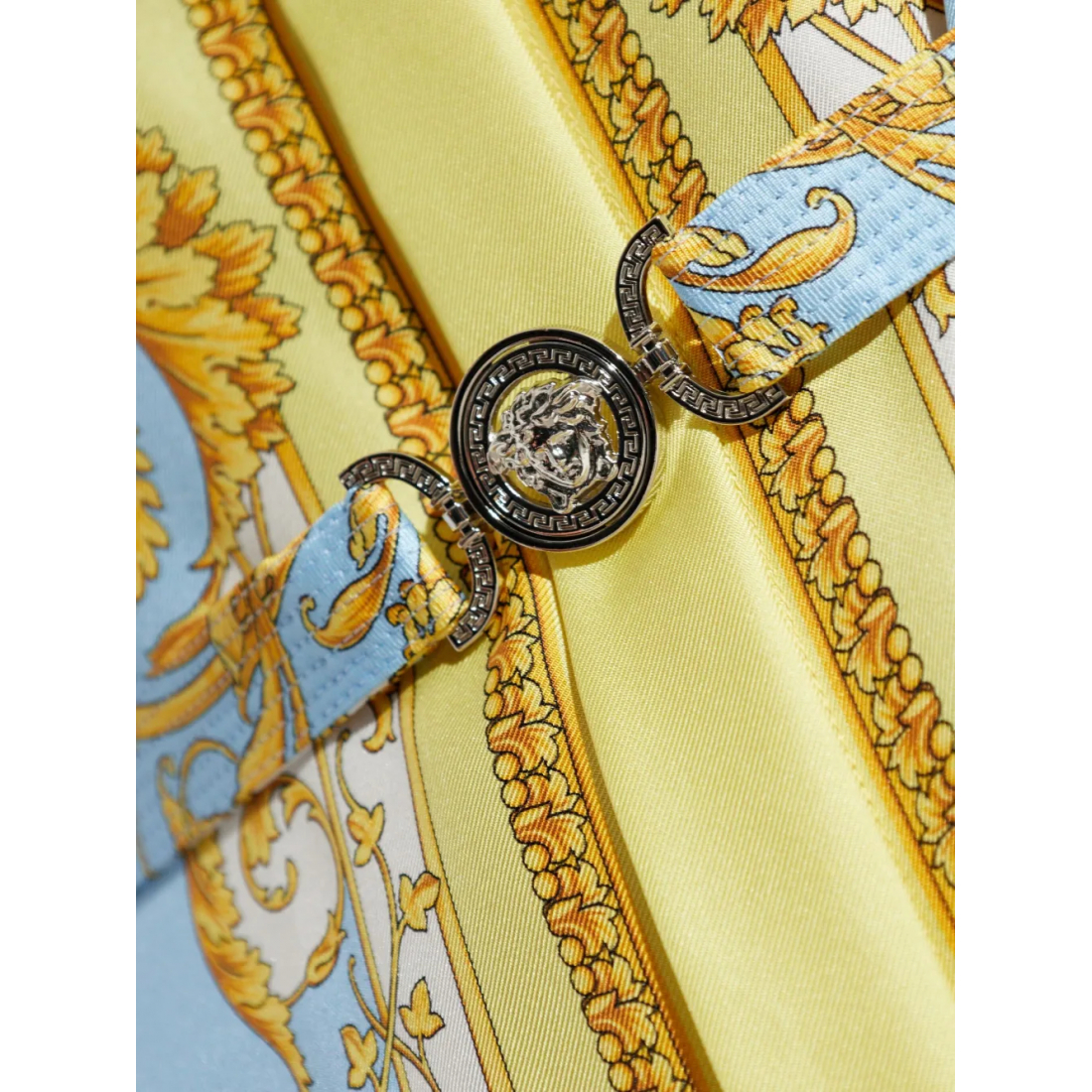 'Medusa-Buckle Printed' Midi Kleid für Damen