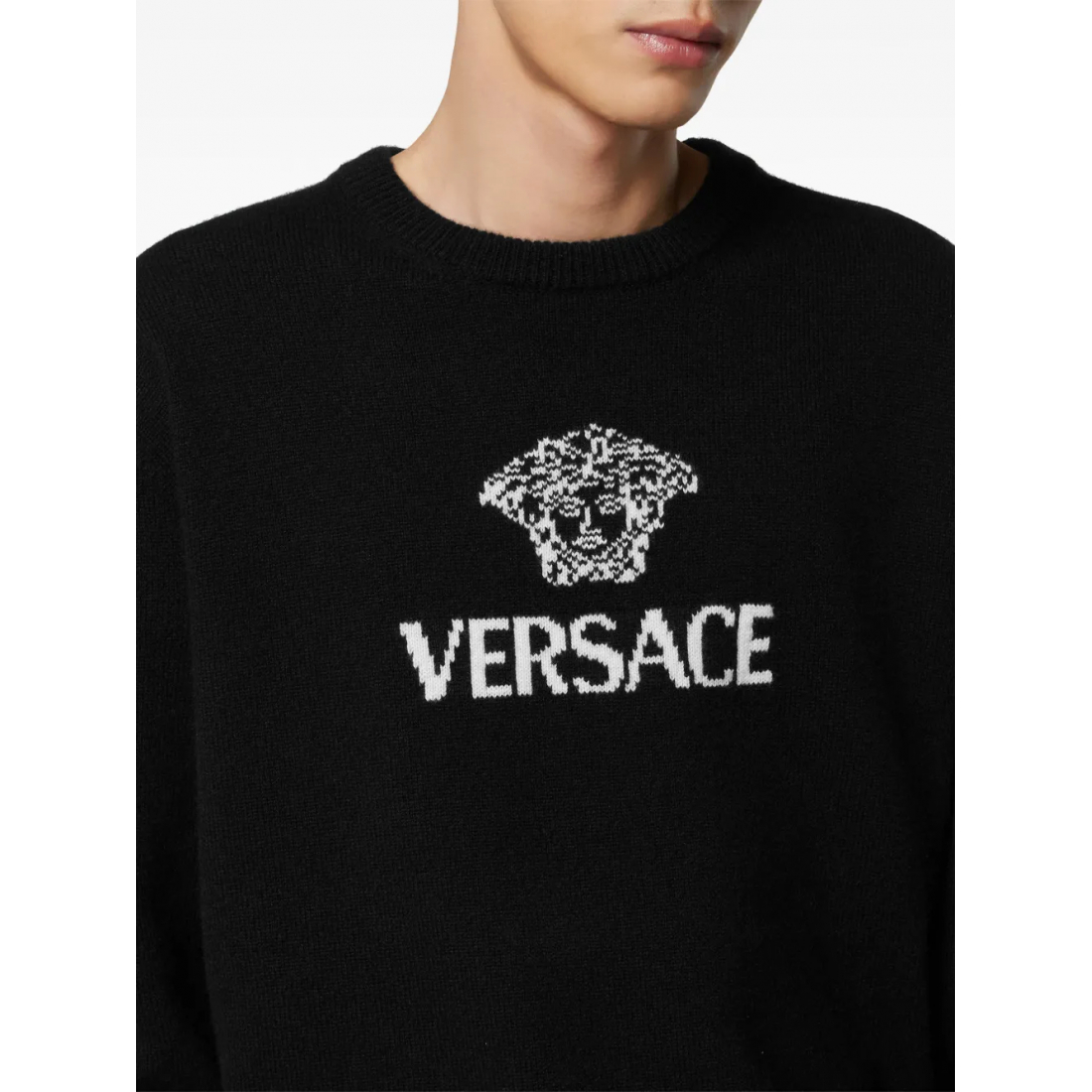 Men's 'Medusa-Motif' Sweater