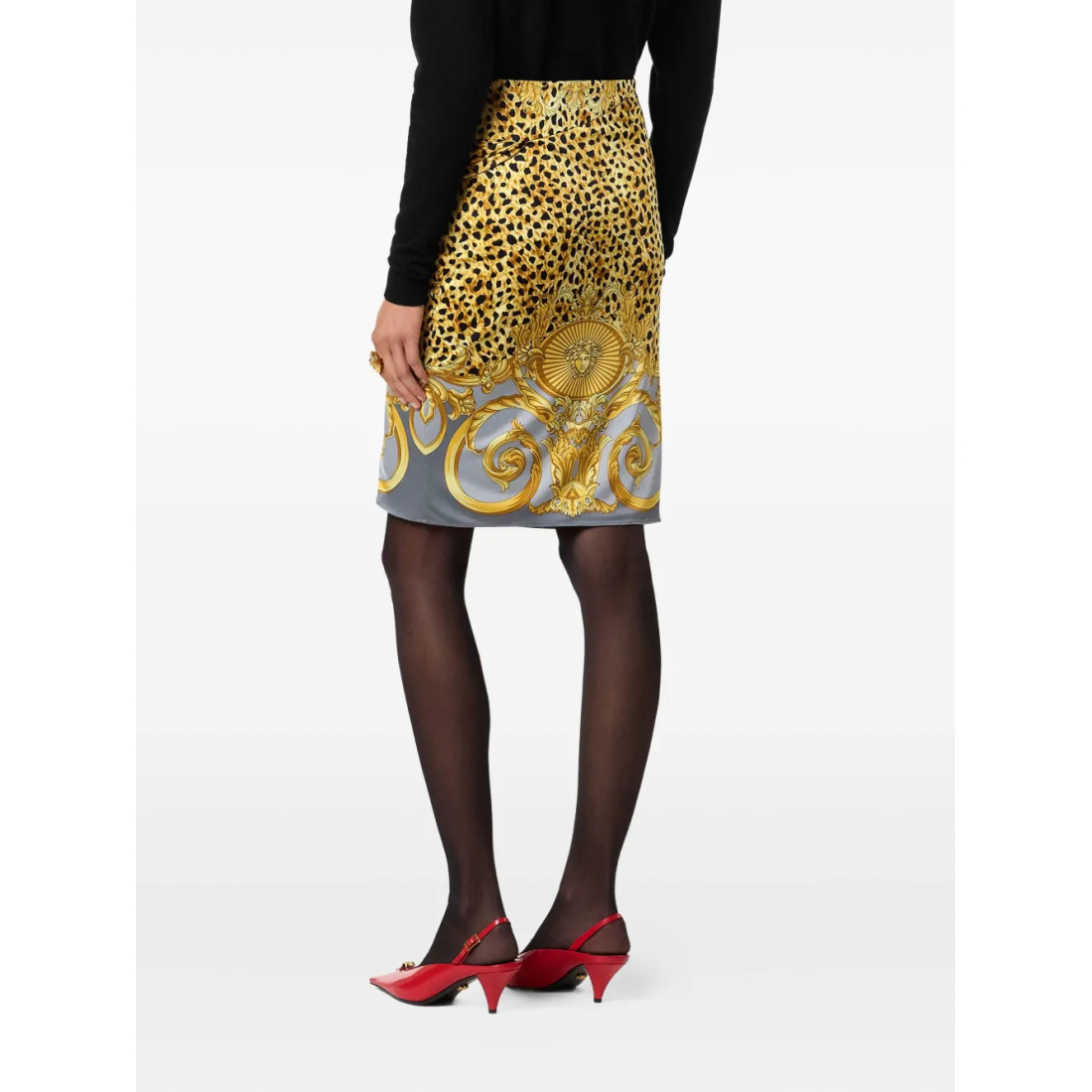 Women's 'Draped' Midi Skirt