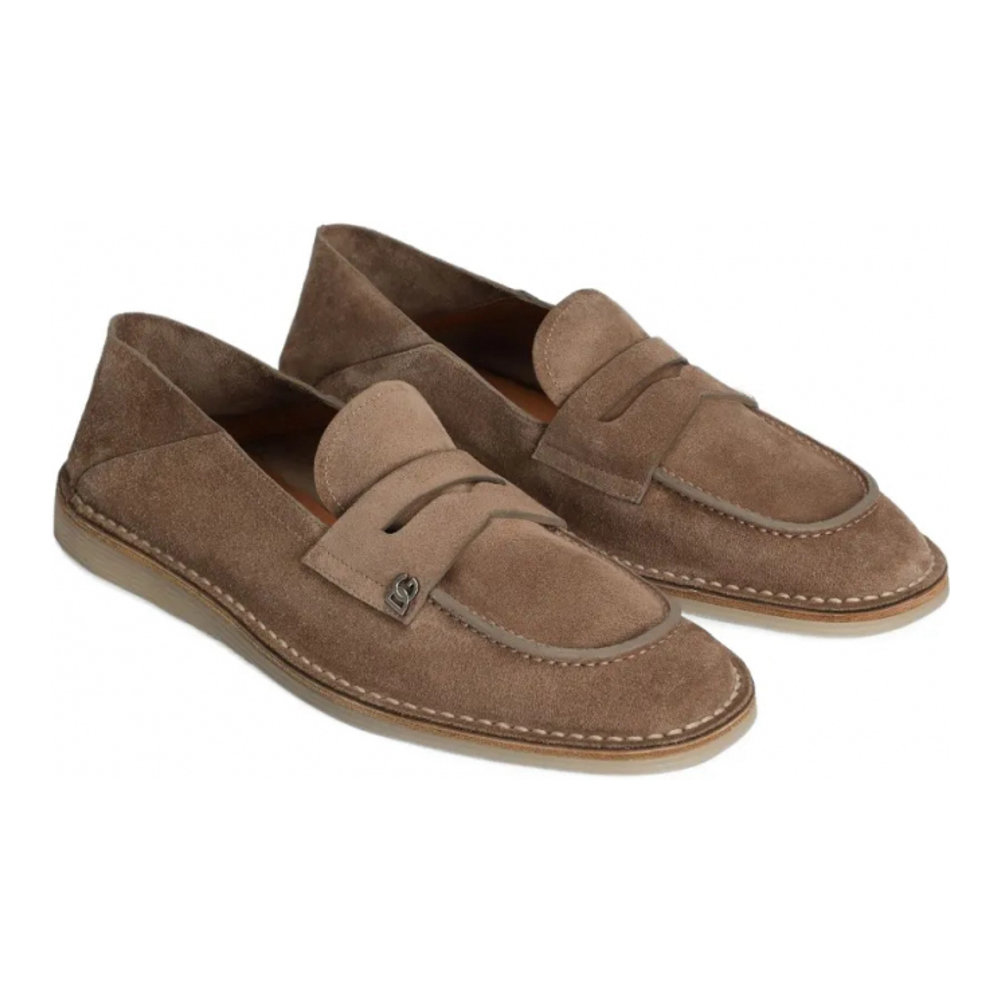 Men's 'Logo-Plaque Penny' Loafers