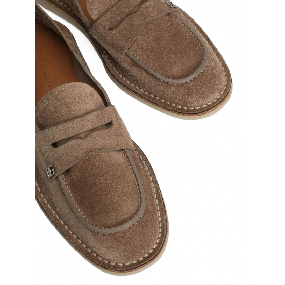 Men's 'Logo-Plaque Penny' Loafers