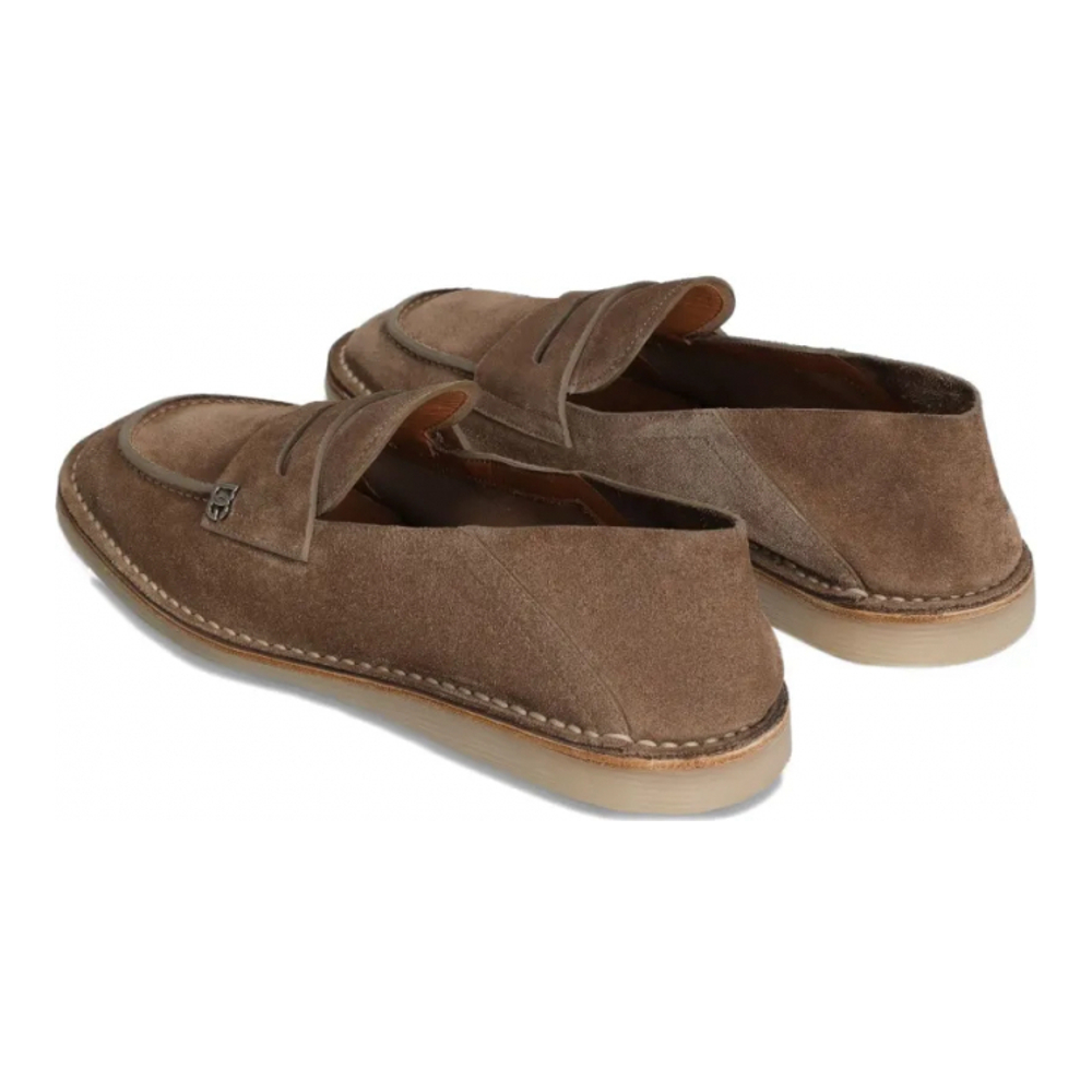 Men's 'Logo-Plaque Penny' Loafers