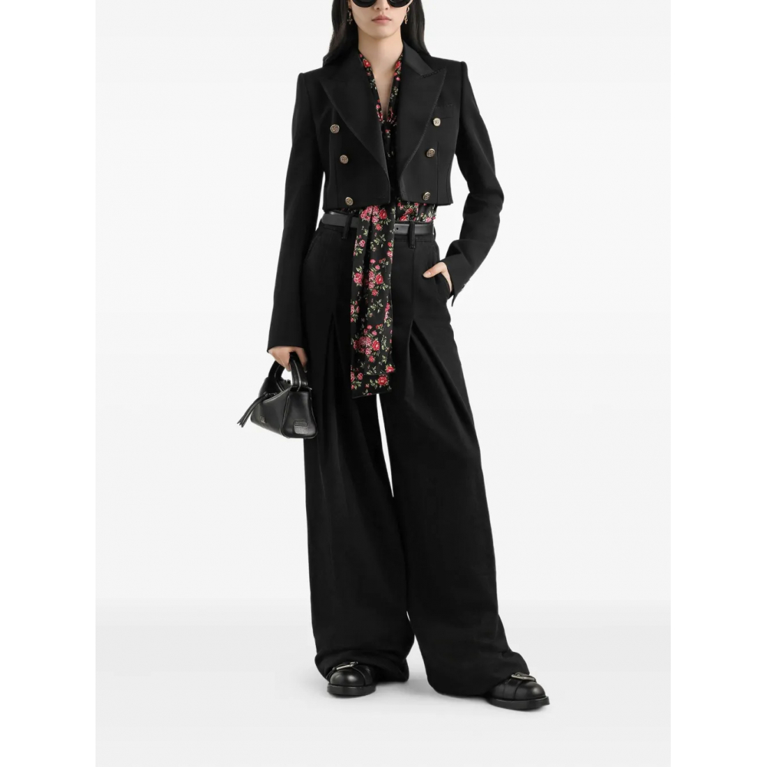 Blouse 'Floral Tie-Neck' pour Femmes