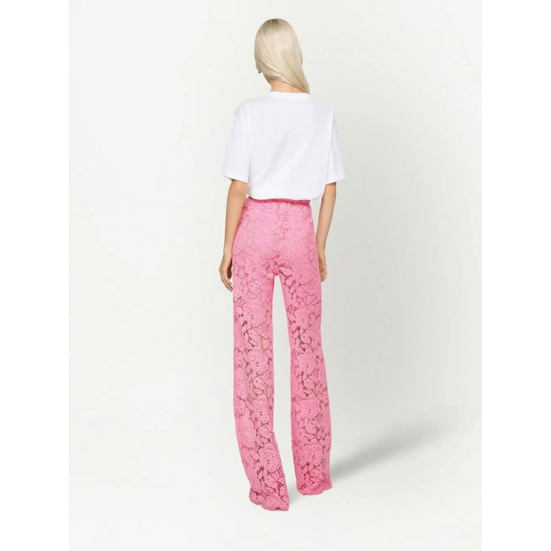 Pantalon 'Floral-Lace Flared' pour Femmes