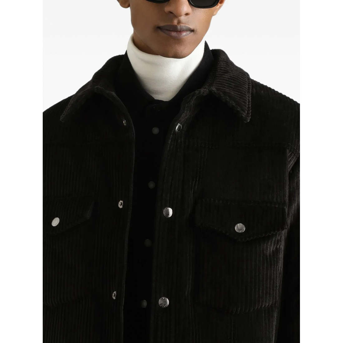 Men's 'Corduroy Flap-Pocket' Trucker Jacket