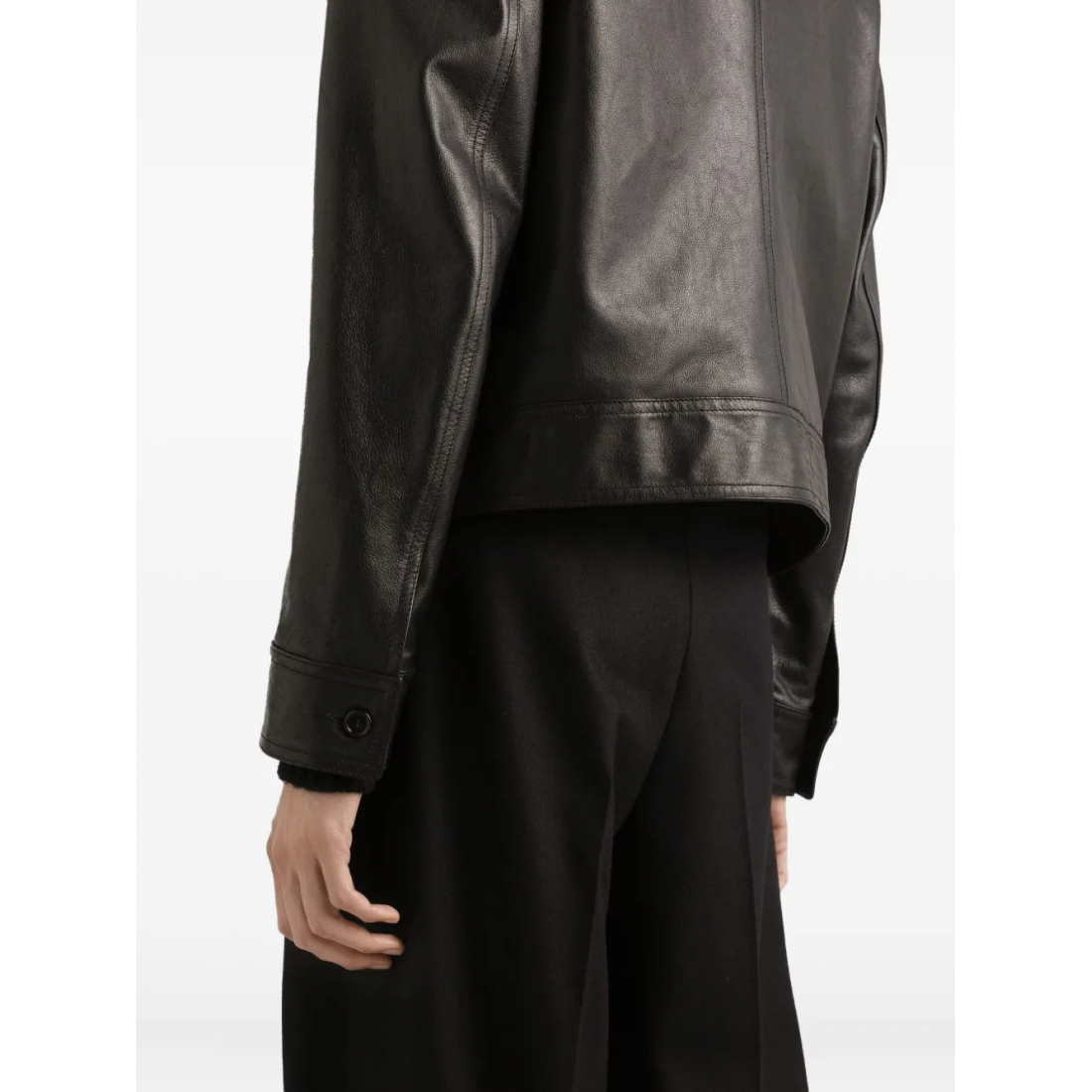 Men's 'Fur-Collar' Leather Jacket