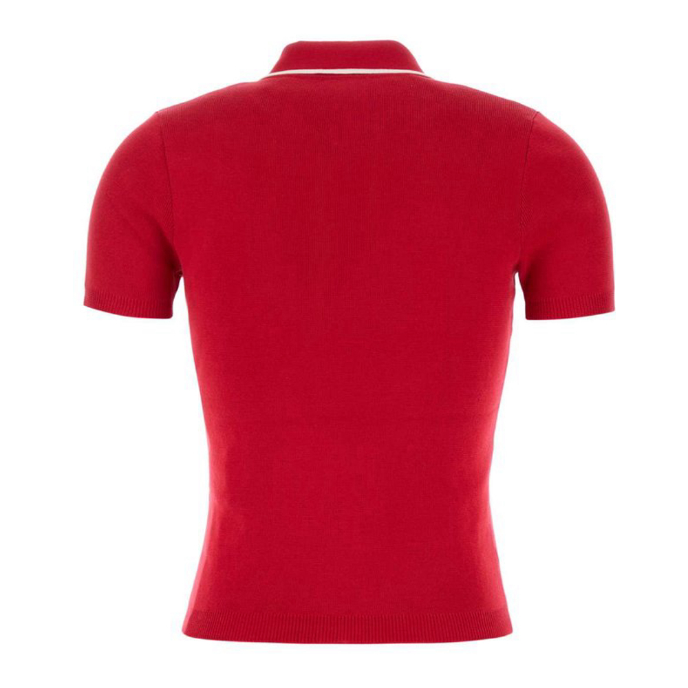 'Embellished' Polohemd für Damen