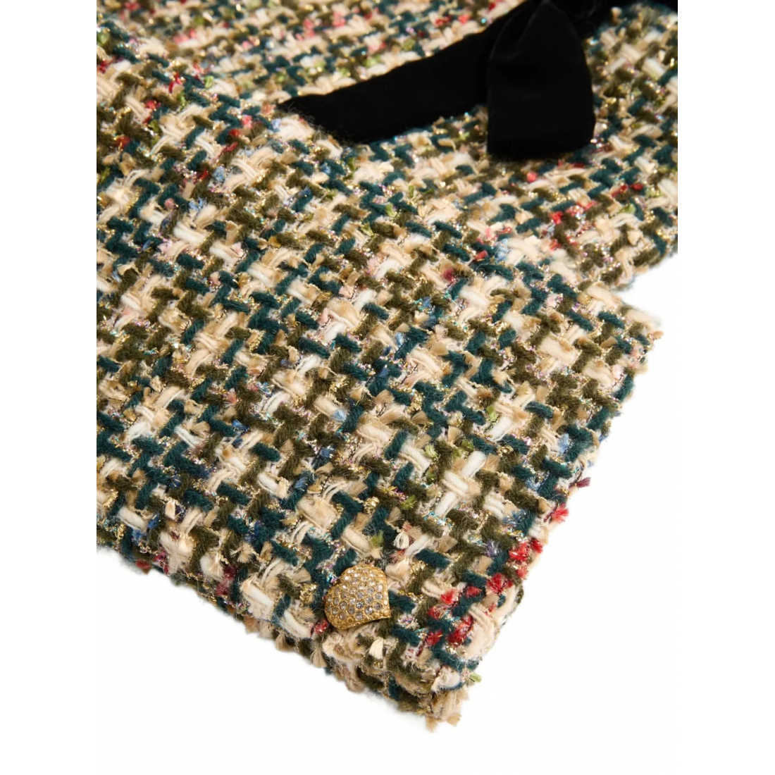 Women's 'Bow-Belt Tweed' Jacket