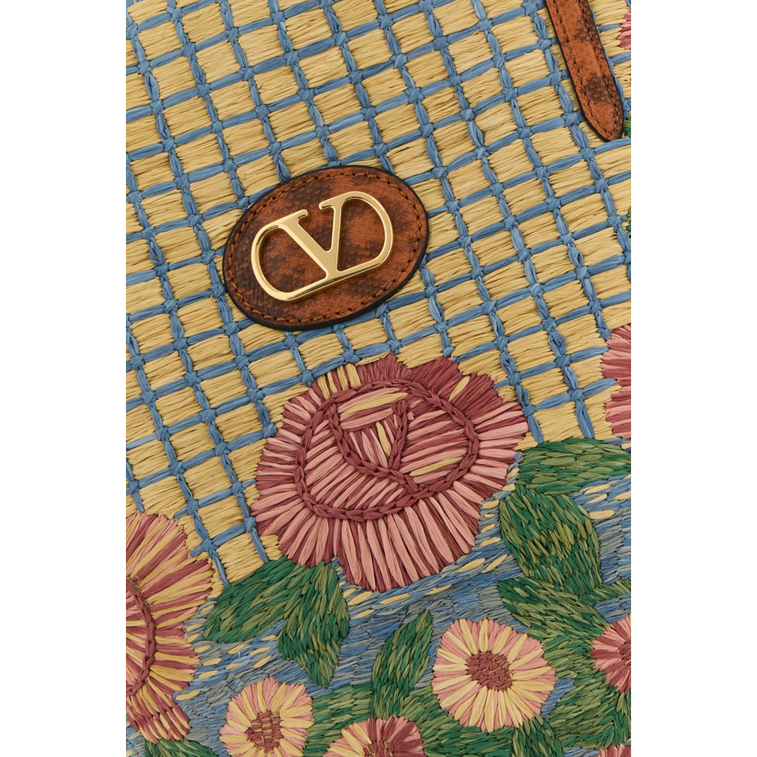 'Embroidered VLogo Signature' Tote Handtasche für Damen