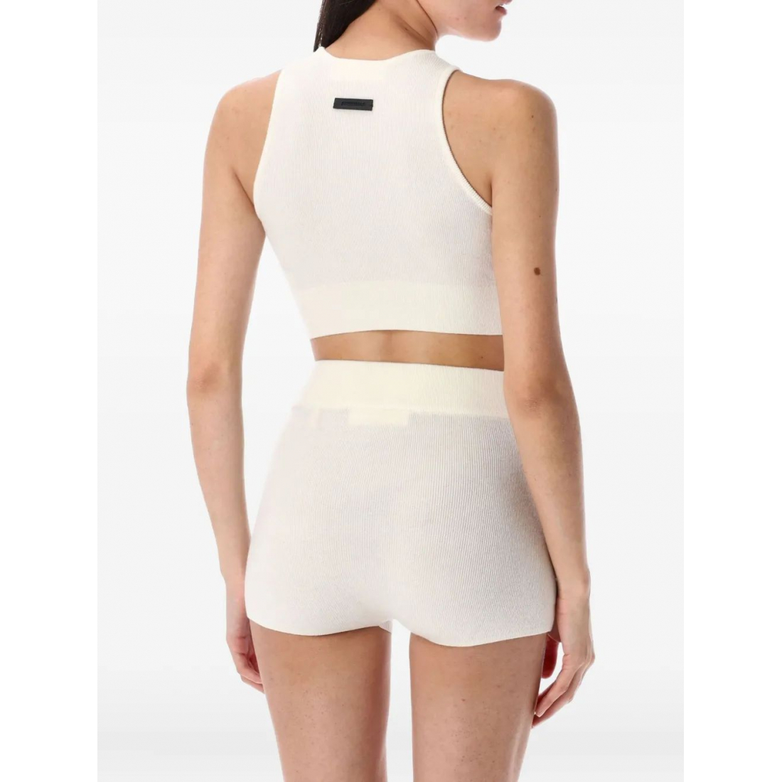 Top 'Round-Neck Ribbed-Knit' pour Femmes