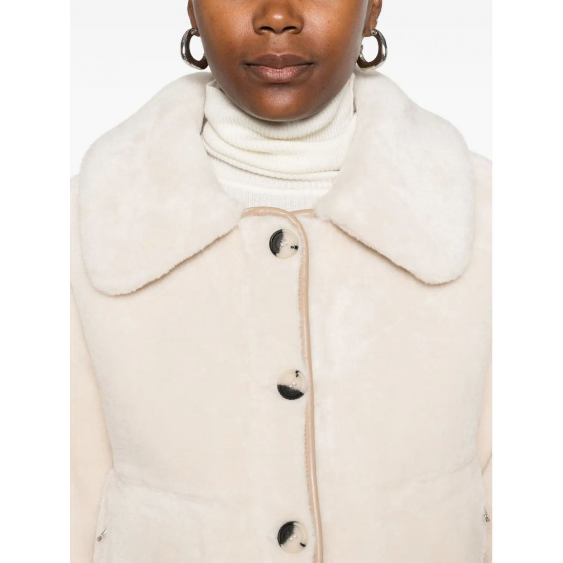 Veste 'Collared Button-Fastening' pour Femmes