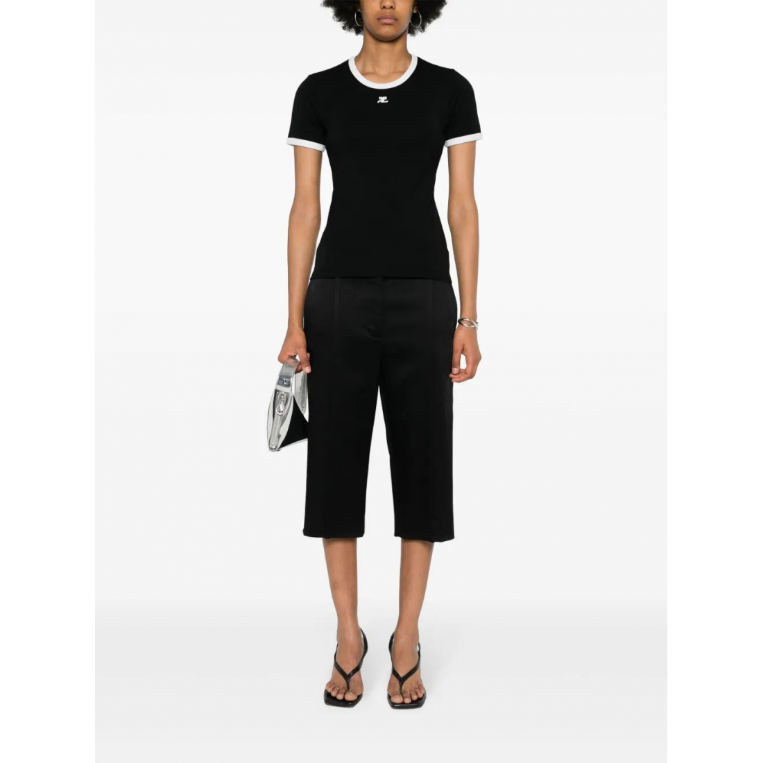 Women's 'Logo-Patch' T-Shirt