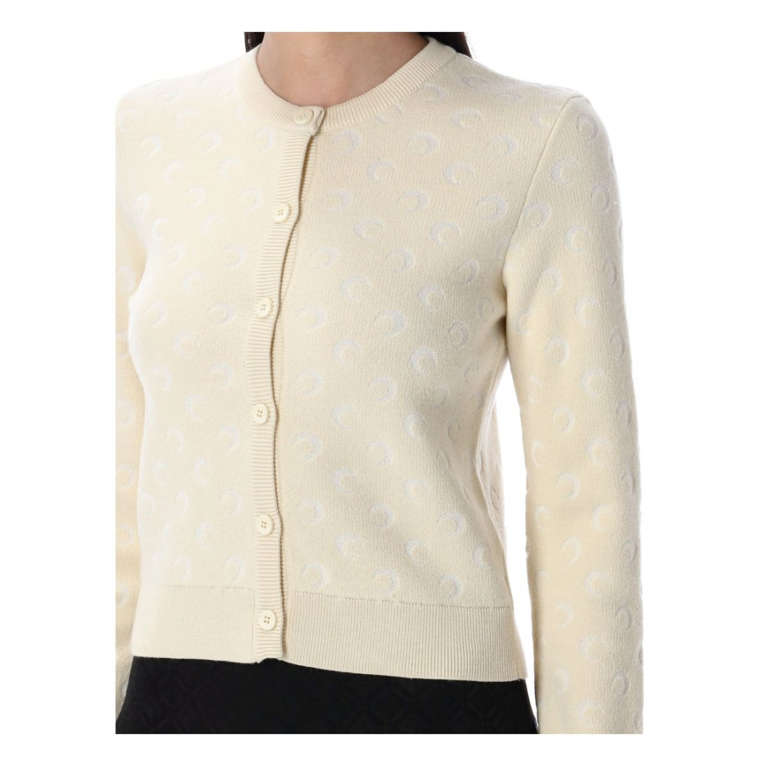 Cardigan 'Moon Jacquard Fitted' pour Femmes