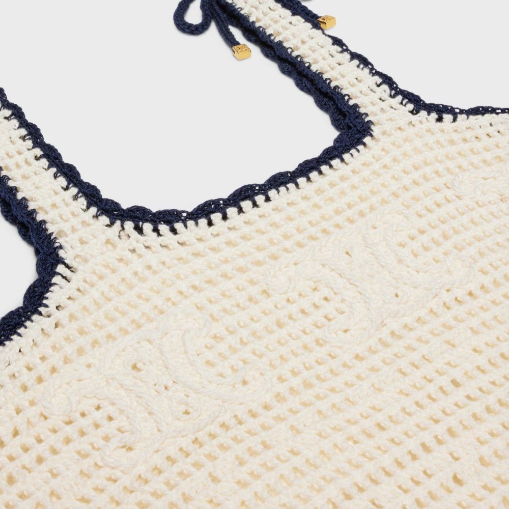 Robe mini 'Triomphe Mini Dress In Crocheted' pour Femmes