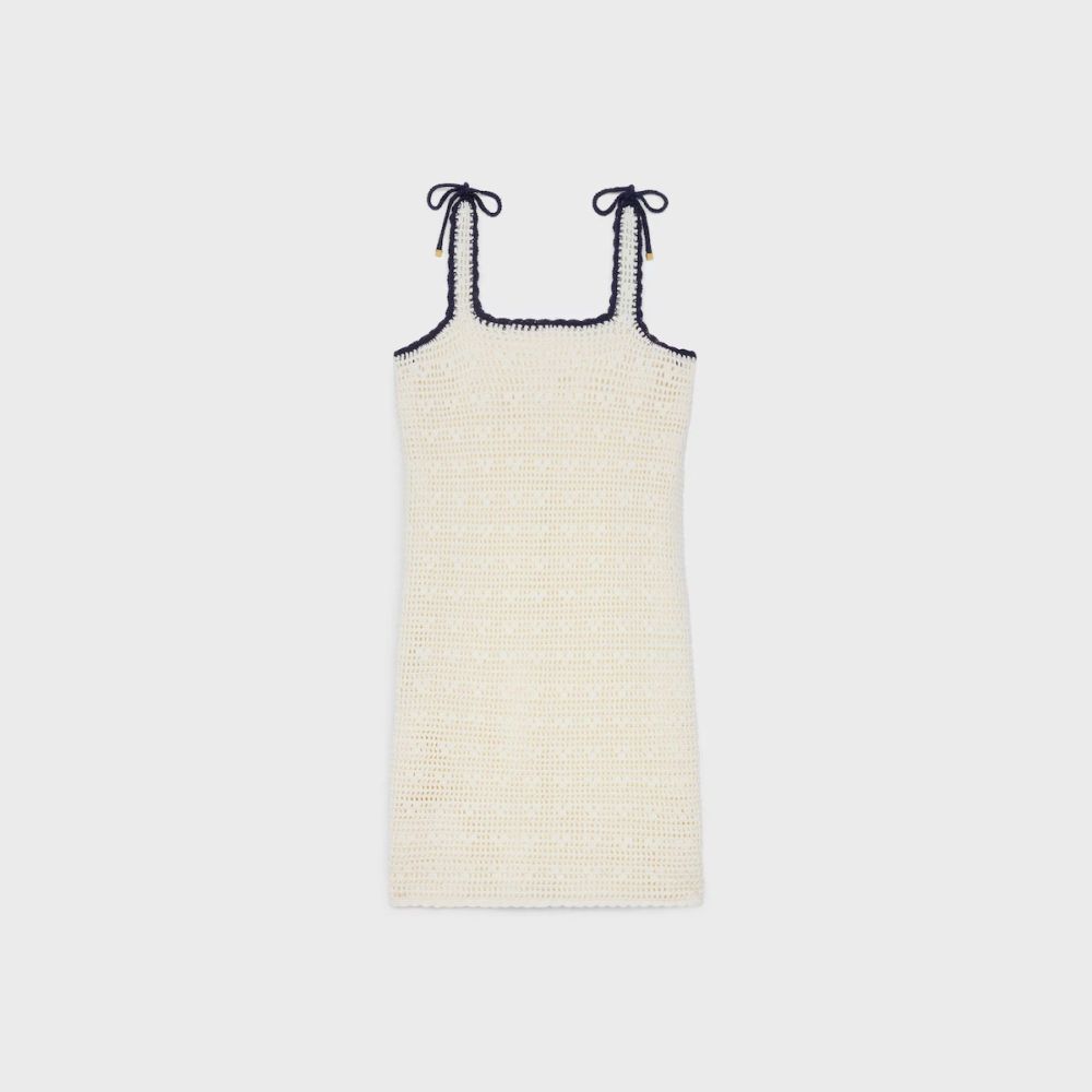 Robe mini 'Triomphe Mini Dress In Crocheted' pour Femmes