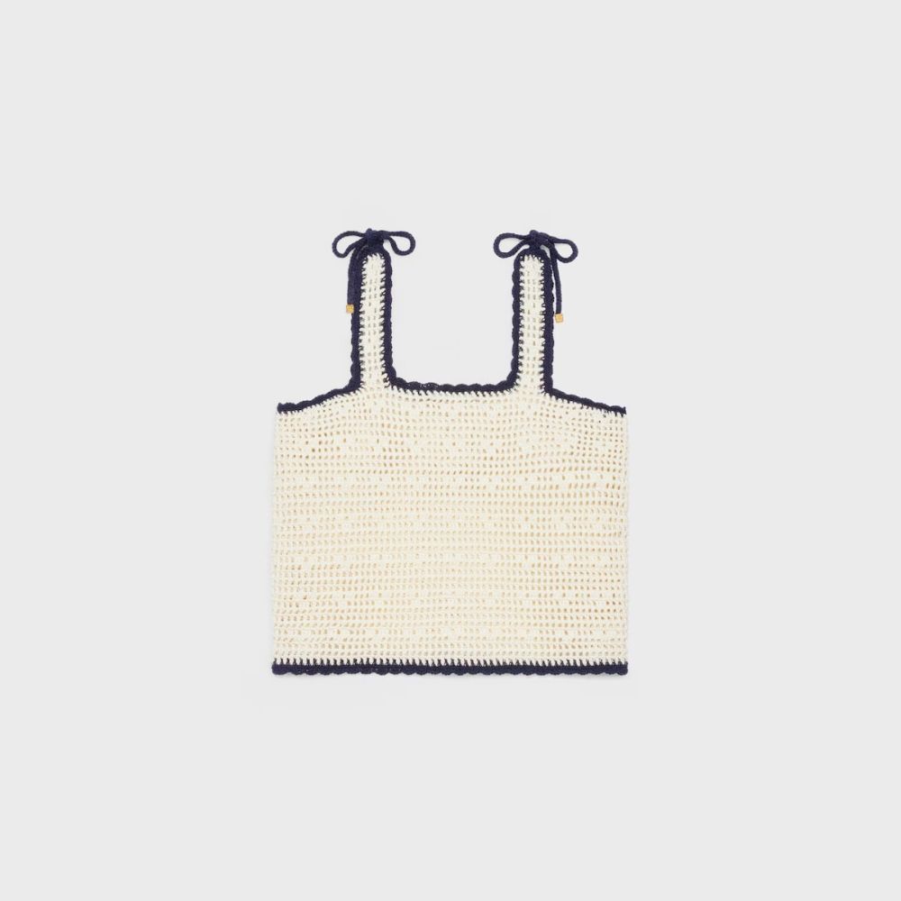 Crop Top 'Triomphe Crop Top In Crochetted' pour Femmes