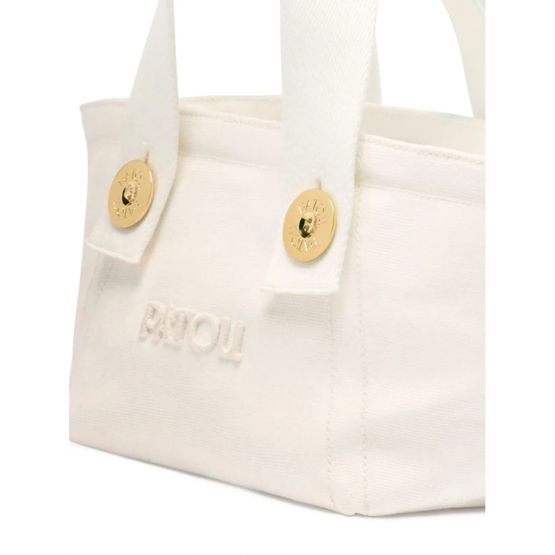 Women's 'Small Logo-Embroidered Trapeze-Design' Tote Bag