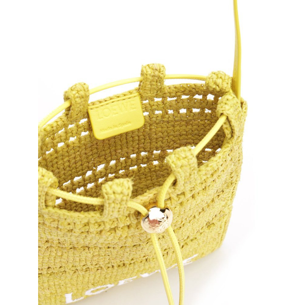 Women's 'Logo-Embroidered Drawstring Pocket' Crossbody Bag