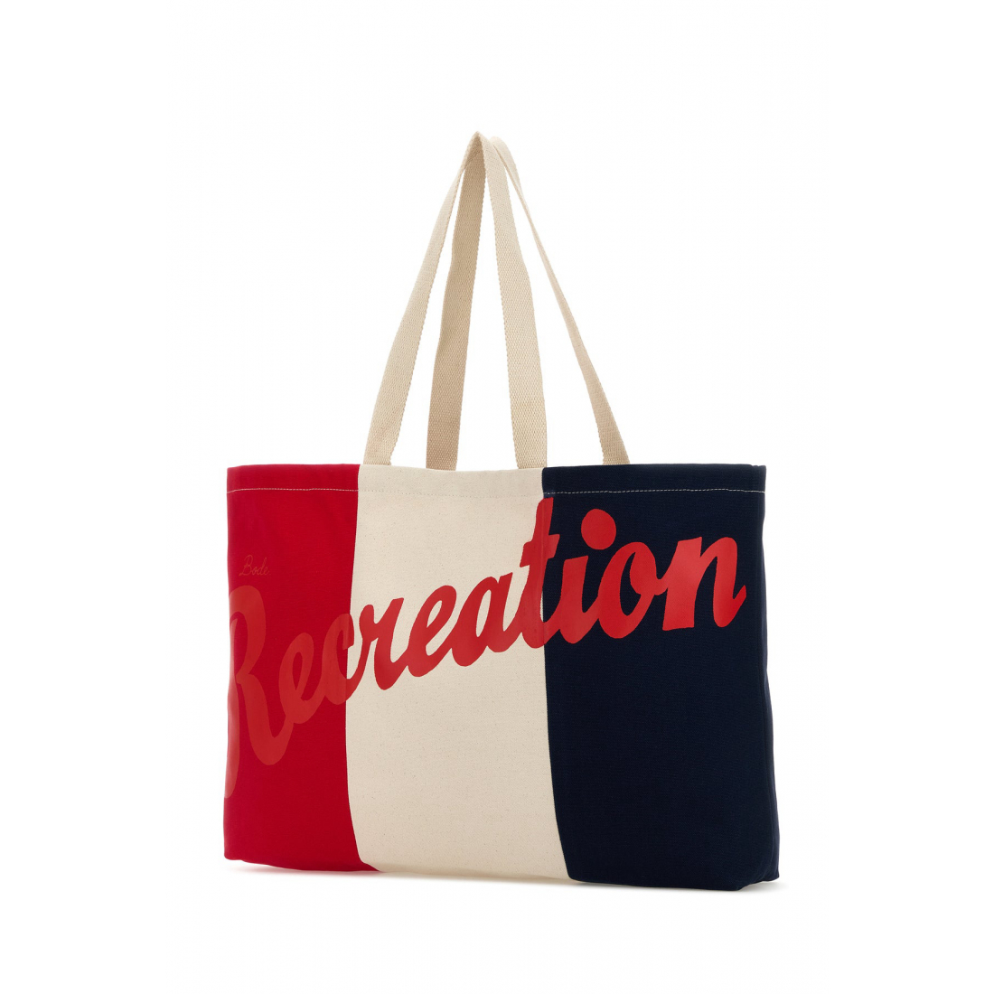 Men's 'Embroidered Canvas Recreation' Shopping Bag