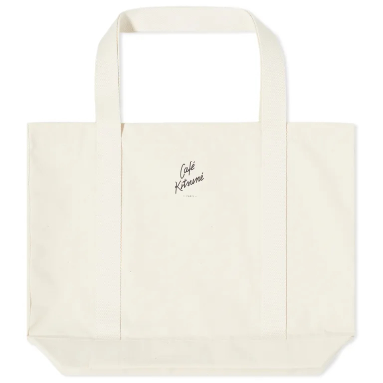 Men's 'Café Kitsune Fox' Tote Bag
