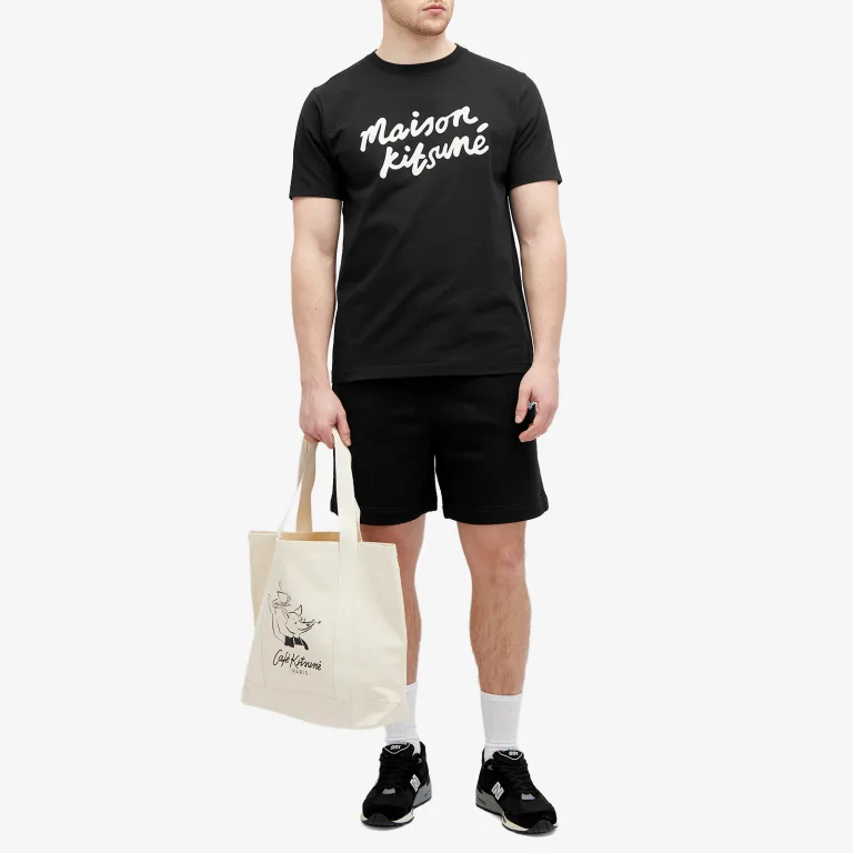 Men's 'Café Kitsune Fox' Tote Bag