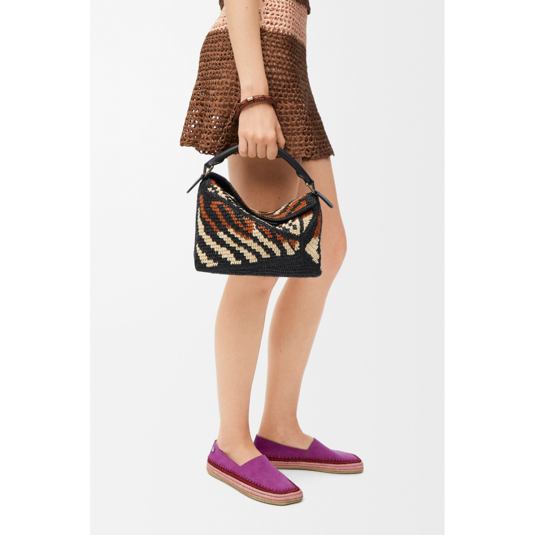 Women's 'Small Puzzle Edge' Crossbody Bag