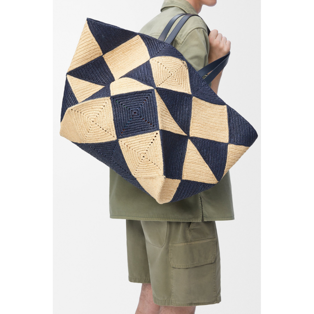 Men's 'Xxl Puzzle Fold' Tote Bag