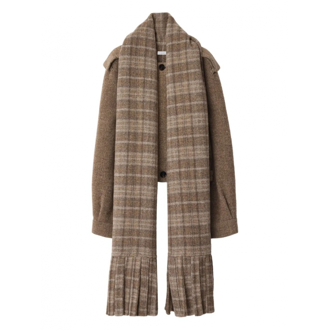 Veste 'Epauletted Detachable-Scarf' pour Femmes