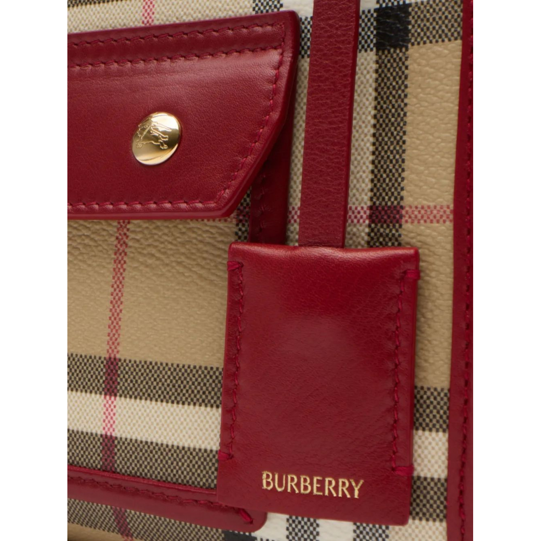 Women's 'Press-Stud-Fastening' Tote Bag