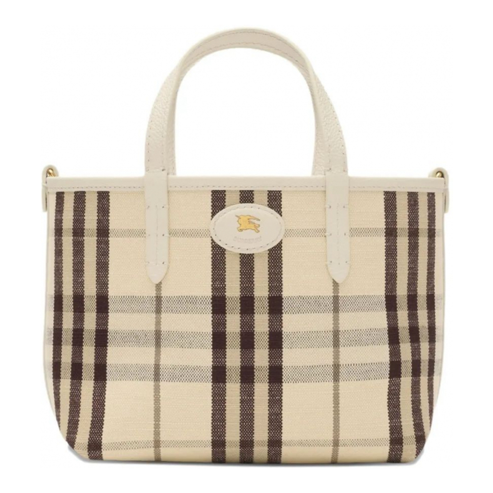 'Small Bloomsbury Reversible Check' Tote Handtasche für Damen