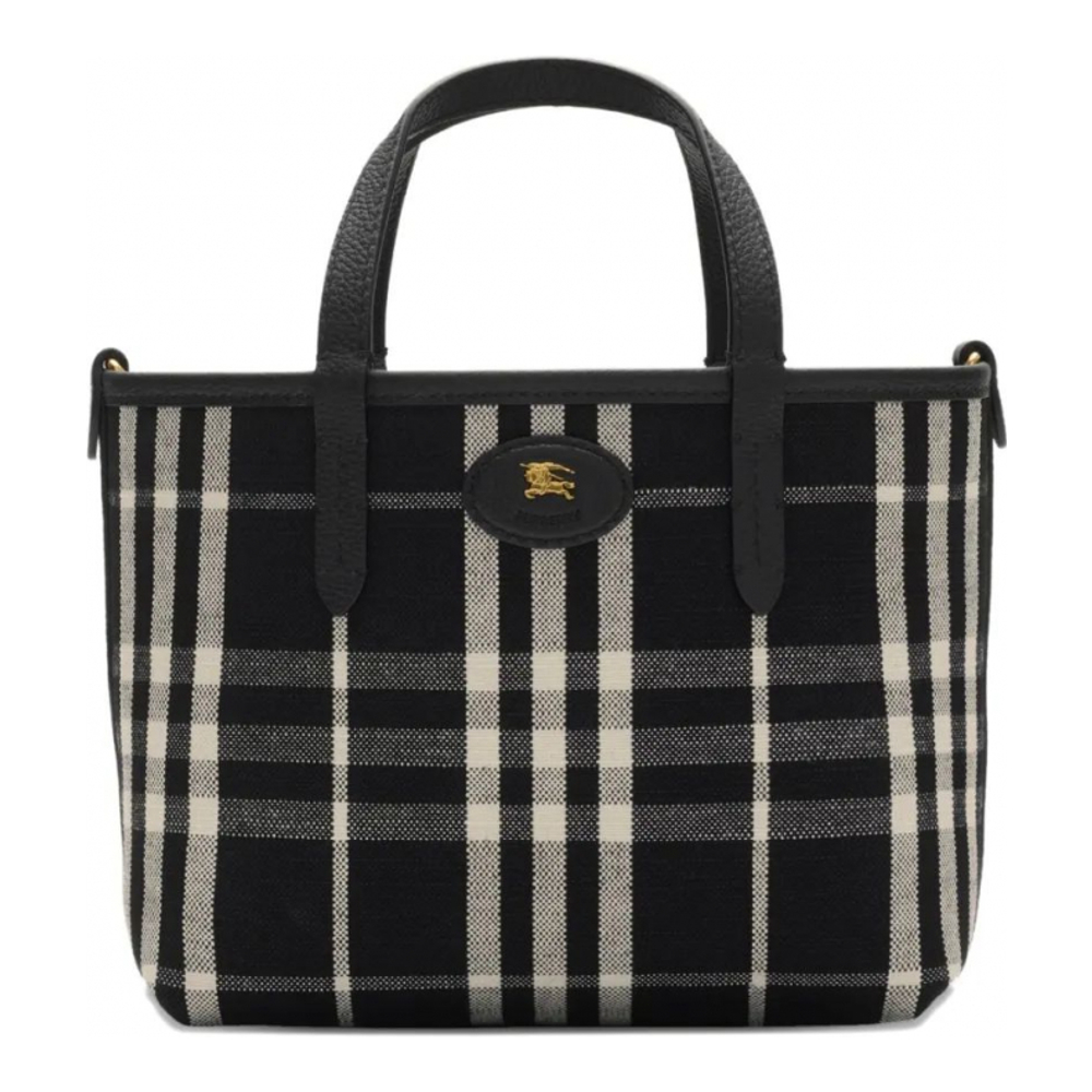Sac Cabas 'Mini Bloomsbury Reversible Check' pour Femmes