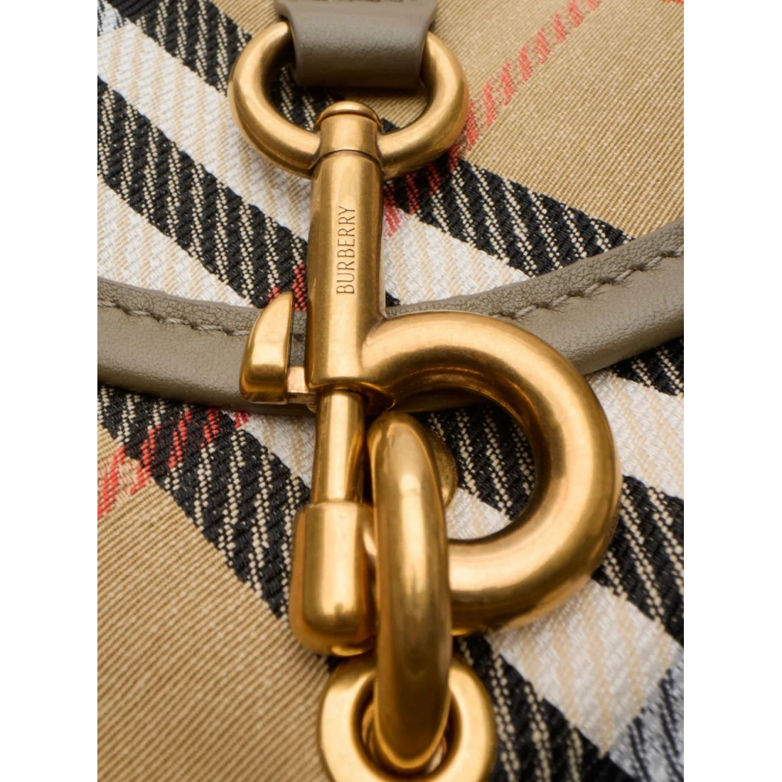 'B Buckle Check Mini' Umhängetasche für Damen