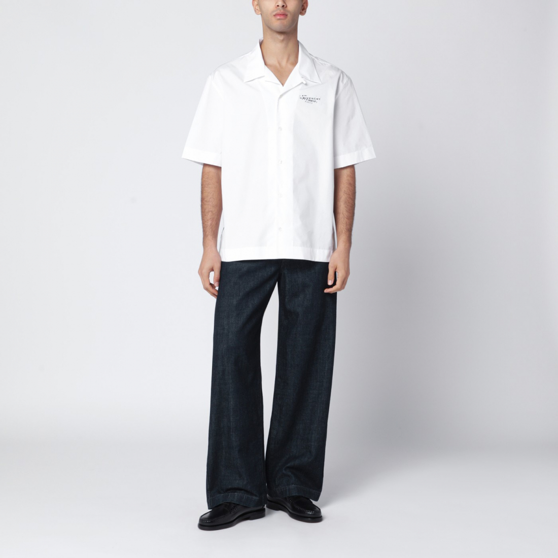 'Stamp Print' Hemd für Herren