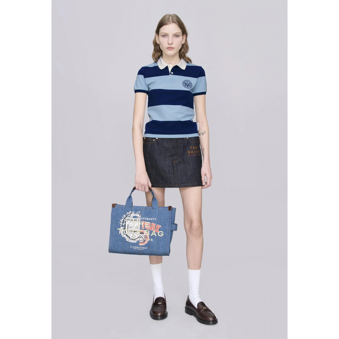 Women's 'x Marc Jacobs Striped' Polo Shirt