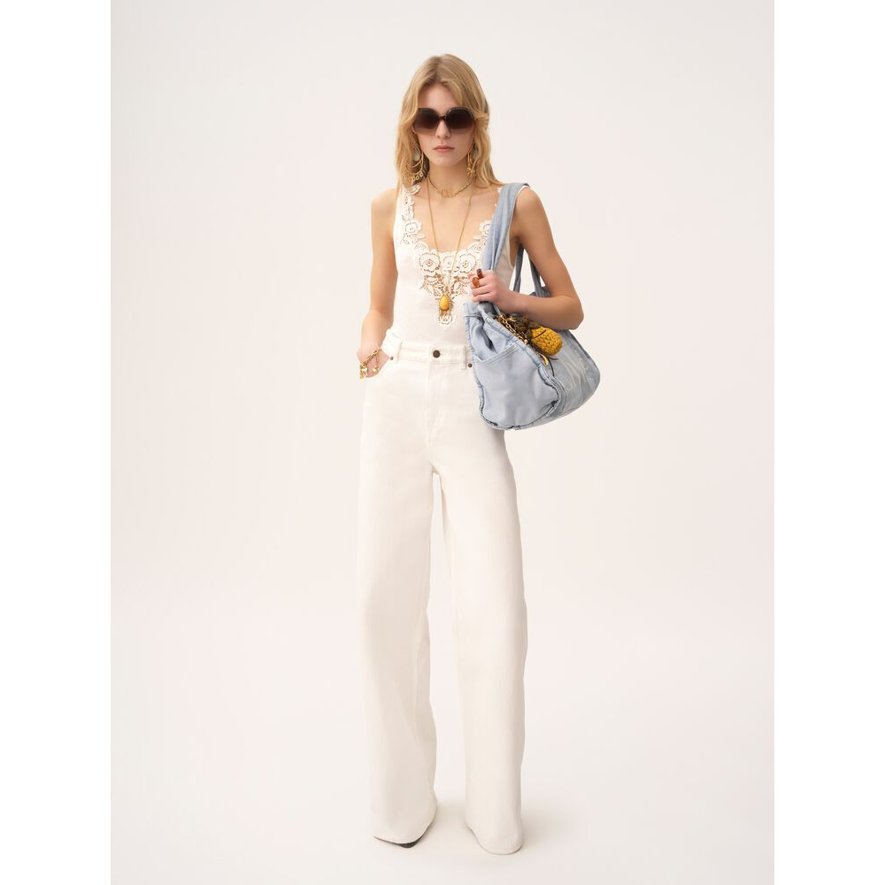 Pantalon 'High-Rise Wide-Leg' pour Femmes