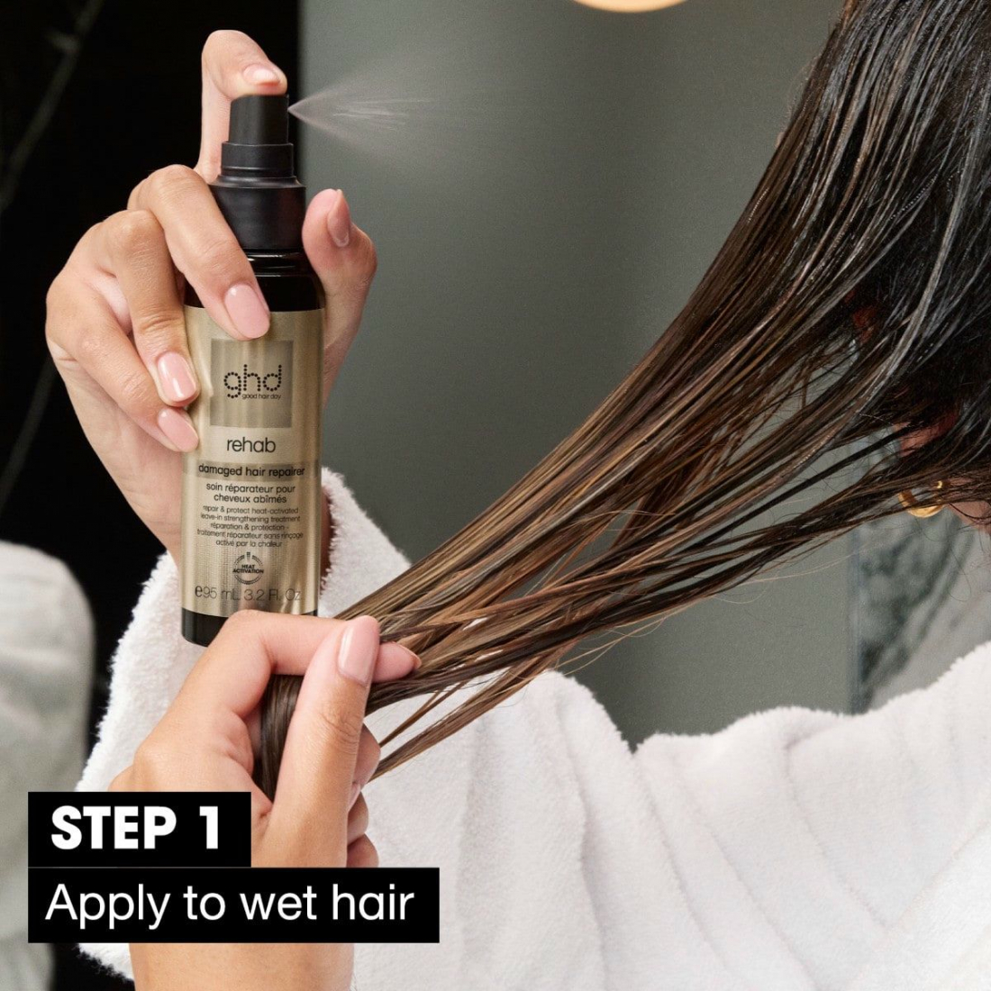 Traitement sans rinçage 'Rehab' - 95 ml