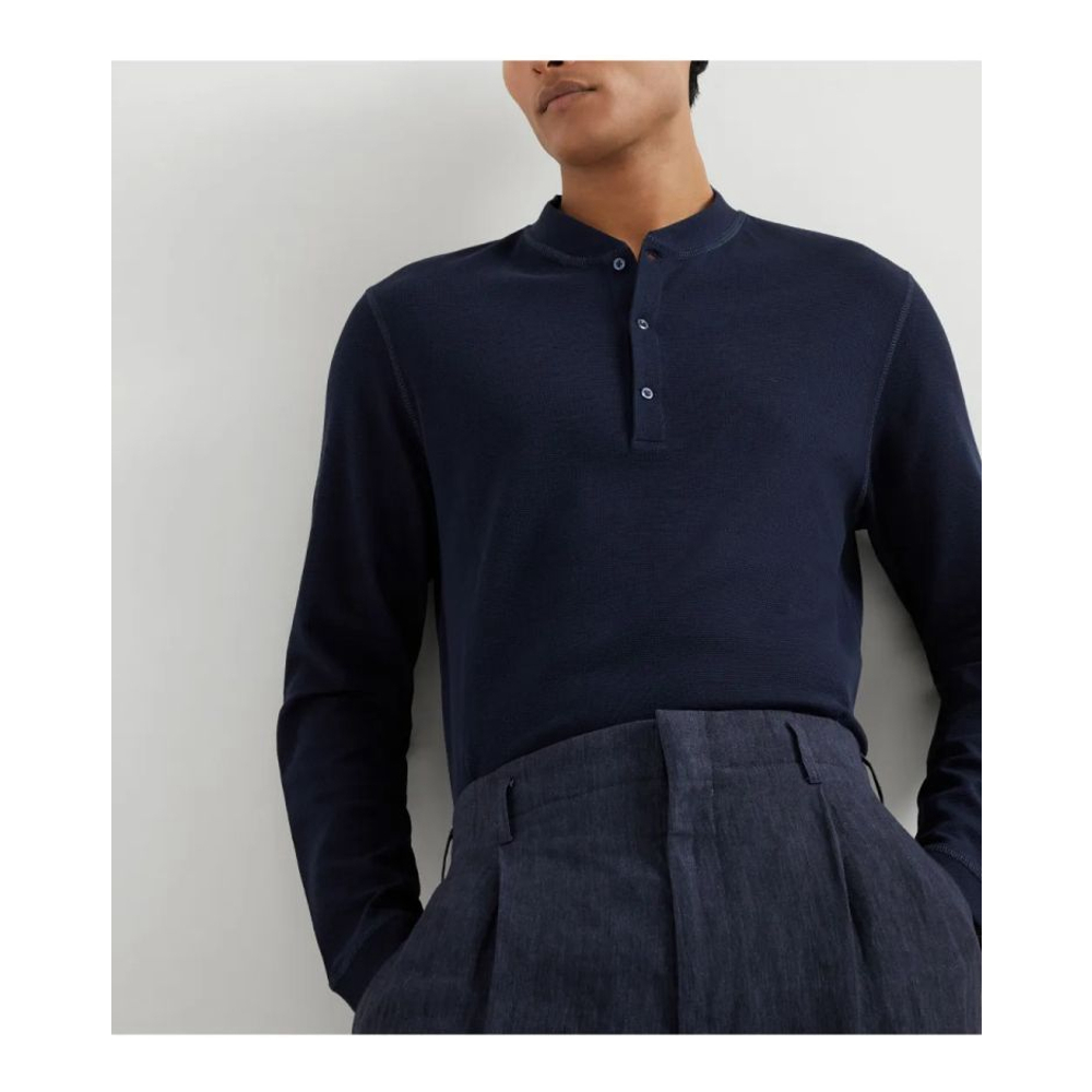 Men's Long-Sleeve Polo Shirt