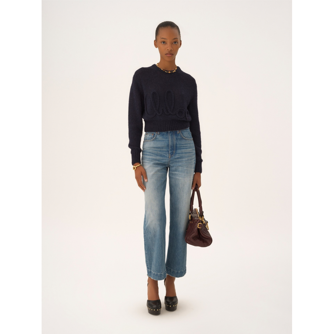 Women's 'High-Rise Cropped' Jeans