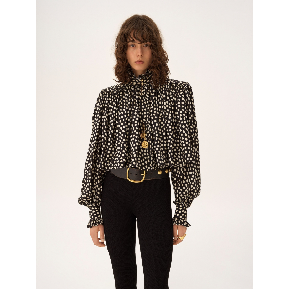 Women's 'Maxi Gathered' Long Sleeve top