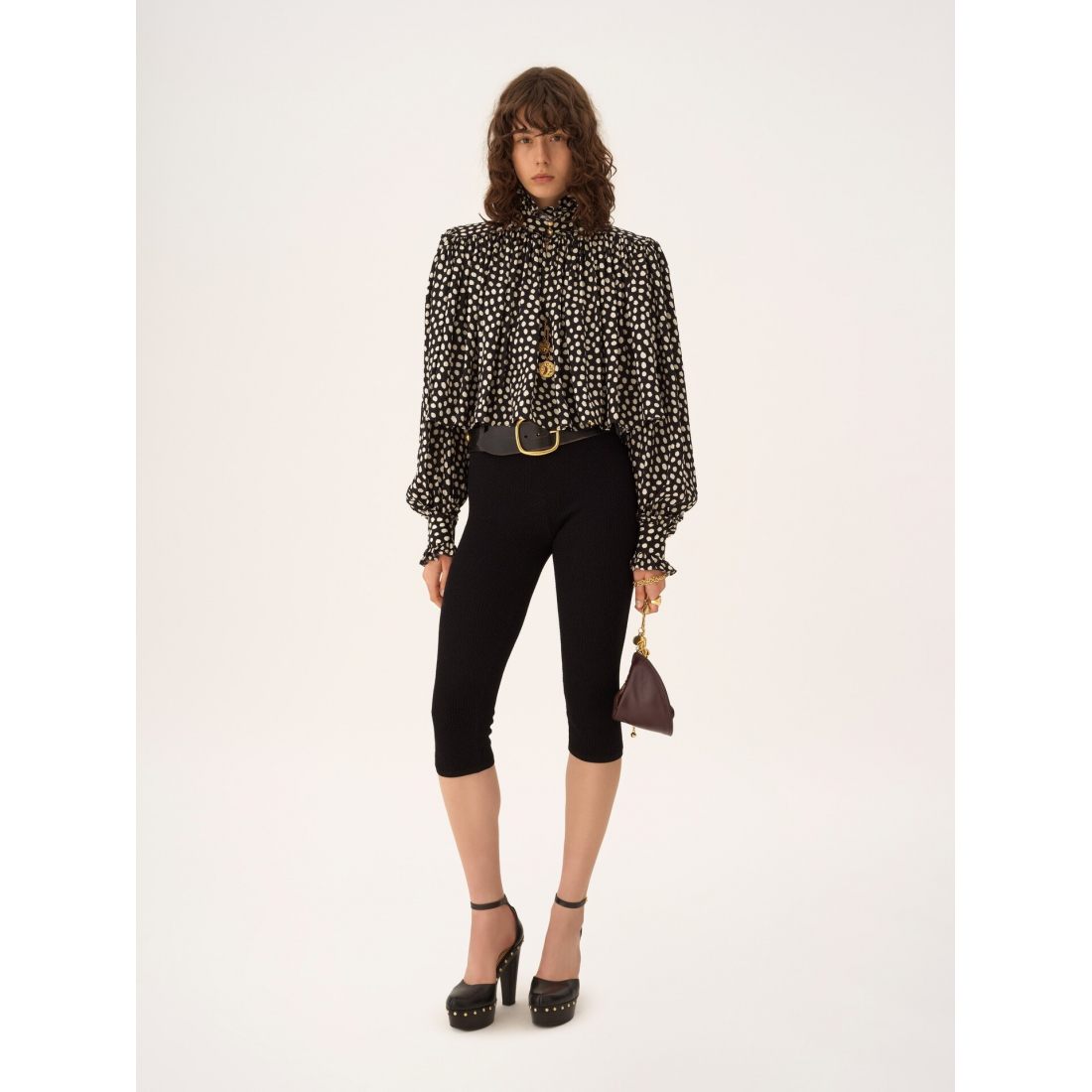 Women's 'Maxi Gathered' Long Sleeve top