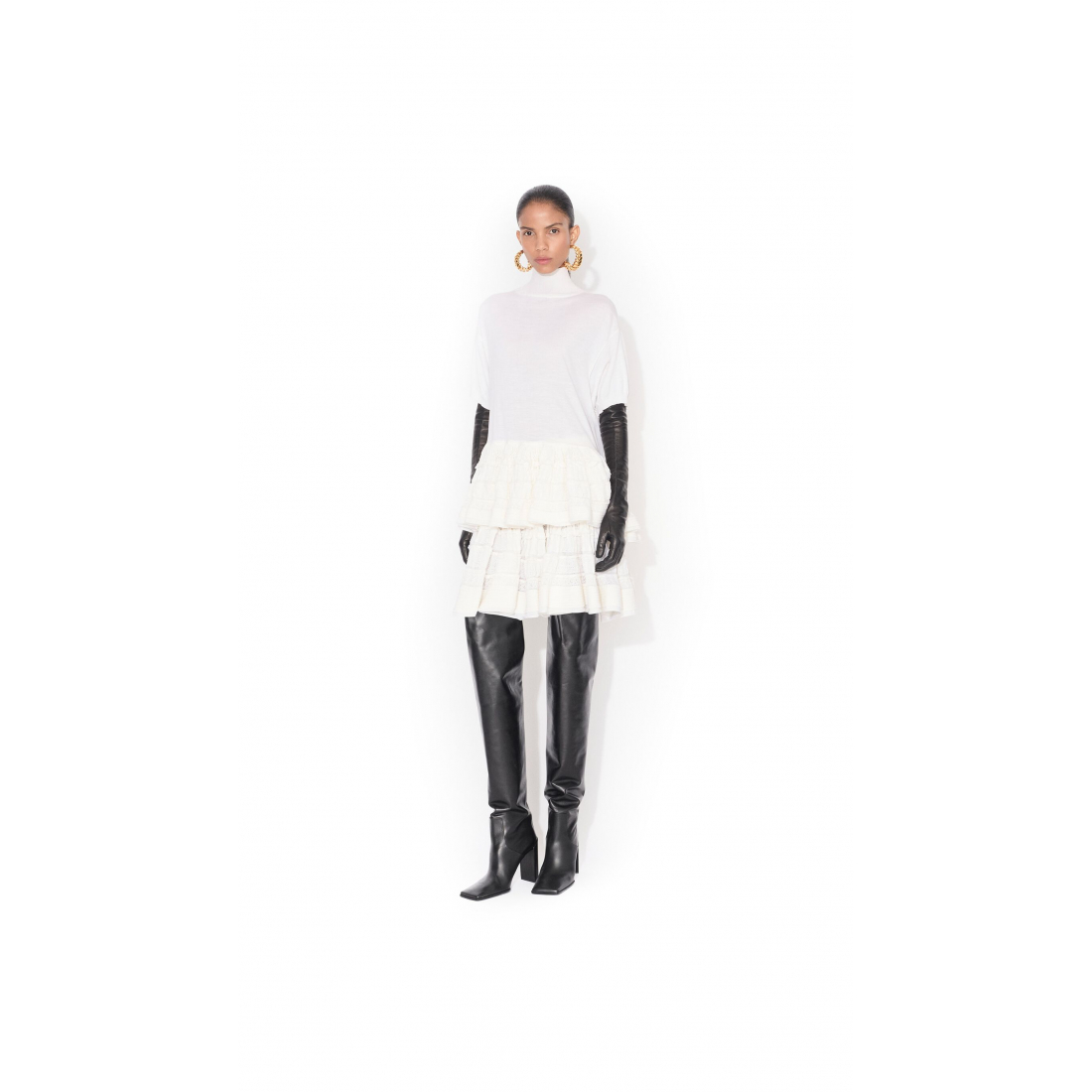 Women's 'Crinoline' Turtleneck Top