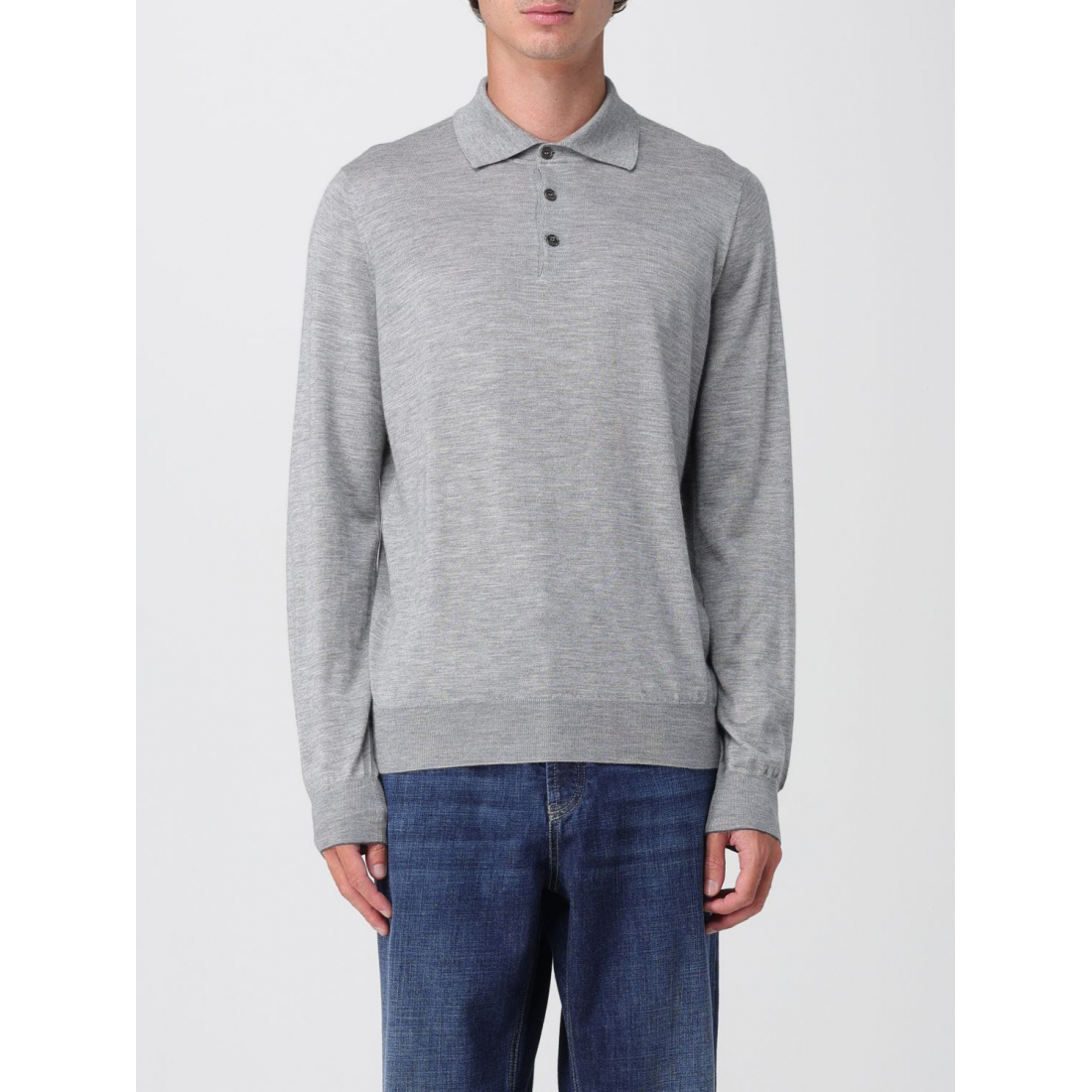 Men's Long-Sleeve Polo Shirt