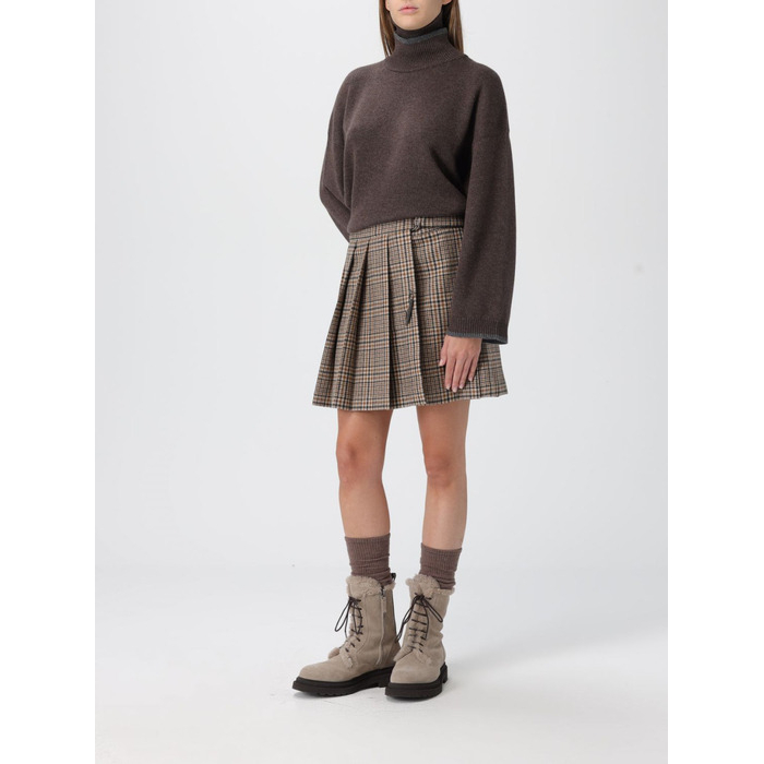 Women's 'Roll-Neck Embellished' Cashmere Sweater